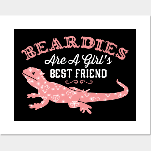 Beardies Are A Girl's Best Friend Posters and Art